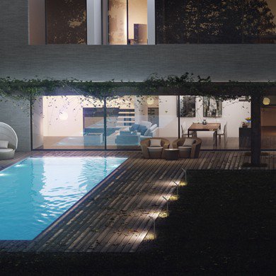 KEY 9 STIKDW Vonkajšie LED osvetlenie, H = 404mm, celohliníkové telo