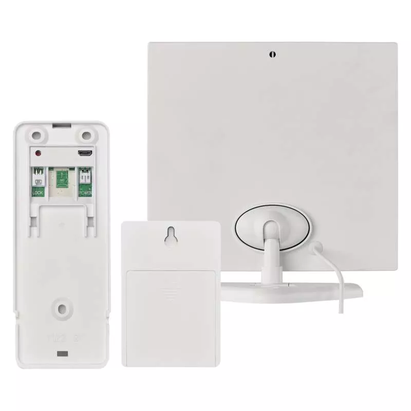 H4030 GoSmart Domový bezdrôtový batériový videozvonček IP-09D s wifi a solárnym panelom