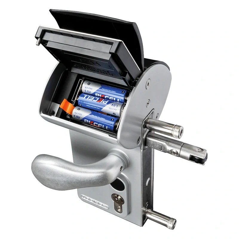 ZIVL Strieborná  - LOKQ4040Y2L-VCAC LOCINOX® Elektronický kódový zámok pre profil 40 až 60mm, možnosť úpravy PIN kódu