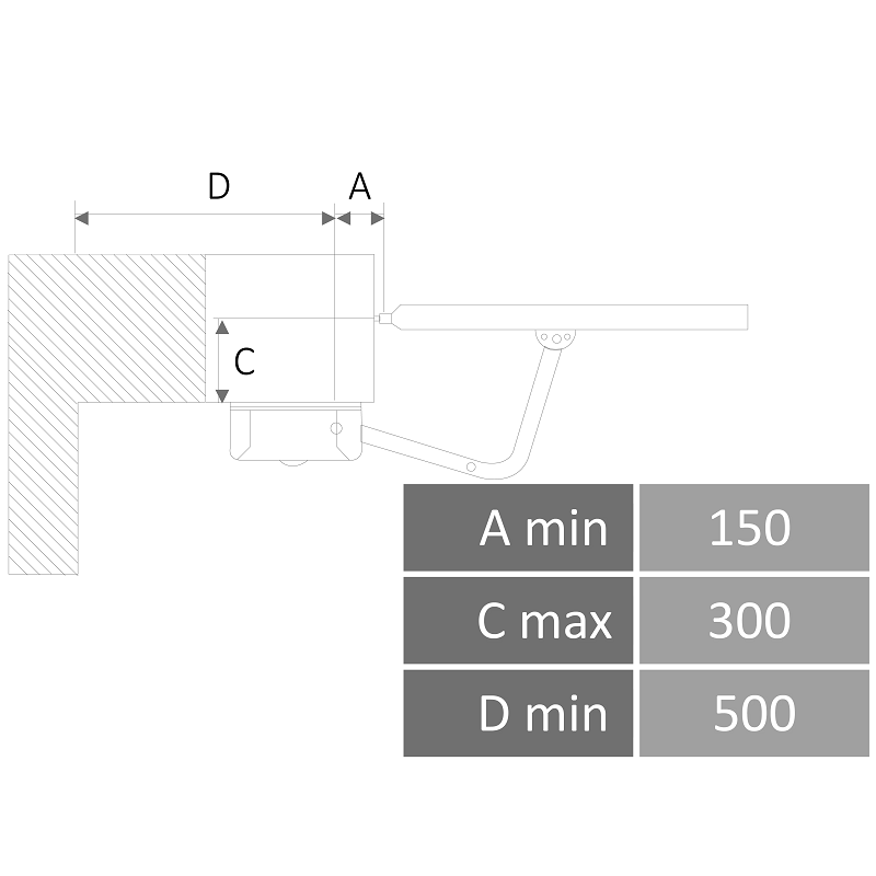 MEWAKIT3  2x SN-50, 1x CT-202, 2x SUB-44R, 1x RX4, 1 pár FT-32 ramenový pohon pre 2 krídlovú bránu do 4m / krídlo,