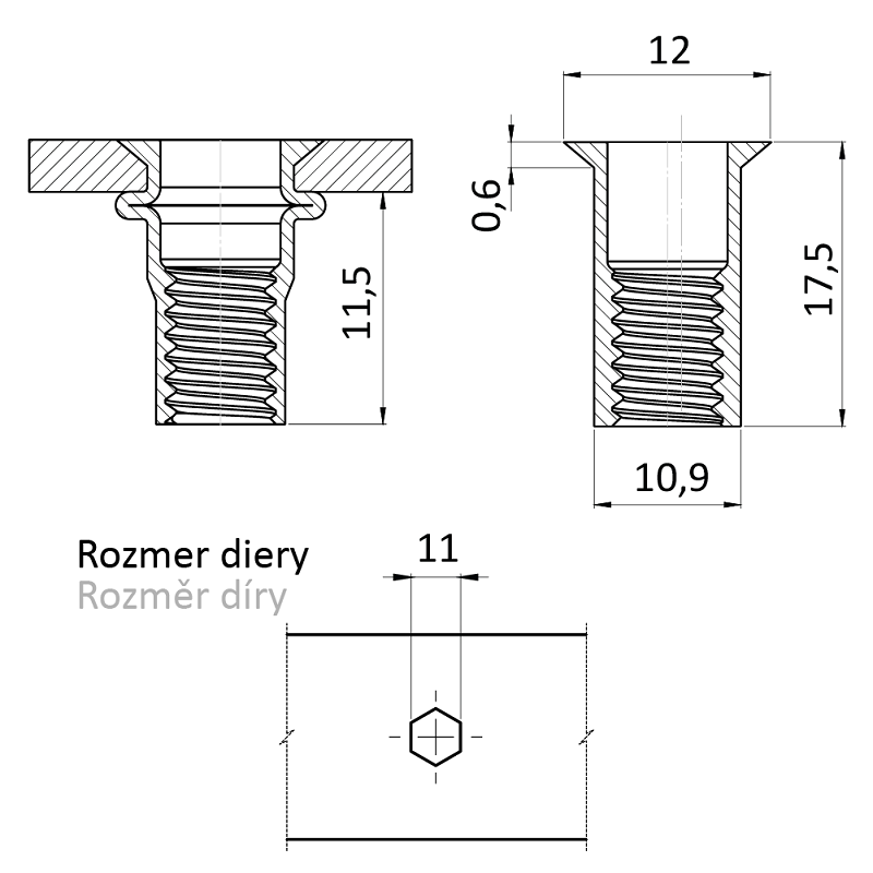 RH-SHB nitovacia matica M5