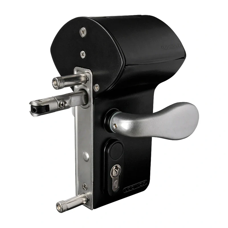 ZIVL Strieborná  - LOKQ4040Y2L-VCAC LOCINOX® Elektronický kódový zámok pre profil 40 až 60mm, možnosť úpravy PIN kódu