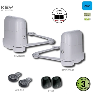 KEY REVO 2224KR- 1x REVO2224, 1x REVO2224S, 2x PLAY4R, 1x CT-202 24, 1 pár FT-32, RX4Y (integrovaný)