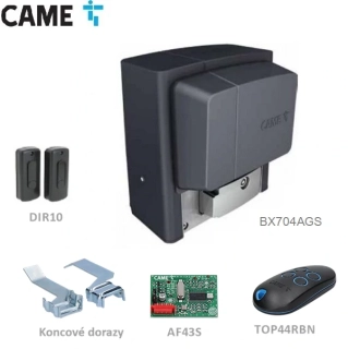 CAME BX704AGS - 1x BX-704GS, 1x ZBX7N-7, 1x DIR-10, 1x AF-43-S, 1x TOP44RBN, do 400 kg