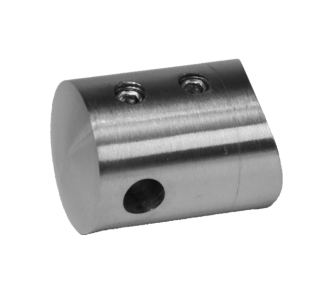 EB1-L406 držiak lanka ø 5mm so zaistením na trubku ø 42.4mm (30x22mm), brúsená nerez K320 /AISI304