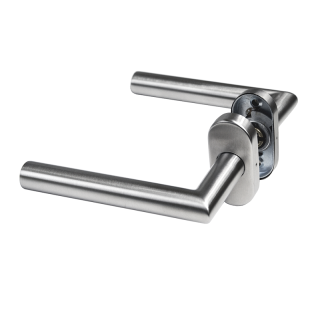 EB1-KLD84N kľučka nerezová (pár) bez dolnej rozety, balenie: 2ks kľučka + príslušenstvo k montáži, brúsená nerez K320 /AISI304