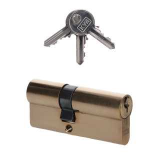 VL70 cylindrická vložka 30x40mm, mosadzná, 3 kľúče, skrutka M5x65mm