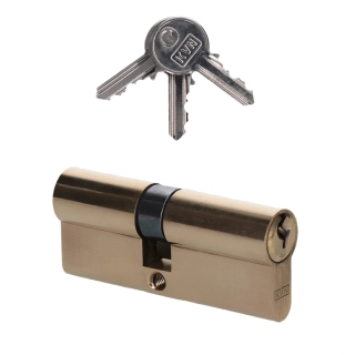 VL75 Cylindrická vložka EURO 35/40 mm, mosadzná, 3 kľúče
