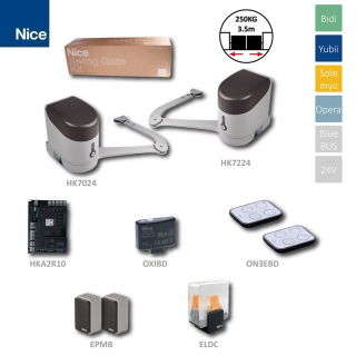 NICE HYKE K - sada pre dvojkrídlvú bránu do 3.5 m/k