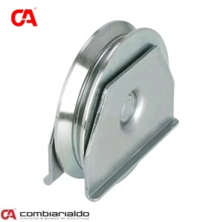 C416/70 kladka ø 70mm na privarenie Combi Arialdo, V profil, nosnosť 190kg