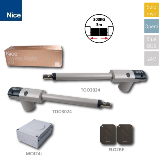 NICE TOO3024KLT, 2x TOO3024, 1x MC424LR10, 2x FLO2RE