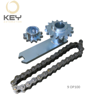 KEY OP100 kit pre otváranie pohonu UNDER pod uhlom väčším ako 100° do 3m krídla