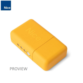 NICE PROVIEW- Nové rozhranie PRO-VIEW - programovacia jednotka pre zariadenia s konektorom BUS T4, inštalácia cez smartfón vďaka NICE PRO aplikácie, obsahuje SK / CZ jazyk, potrebné N IBT4N , zatiaľ nepodporuje IOS