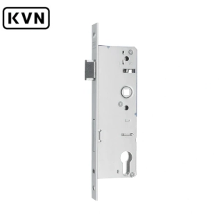 ZM90/60H Zámok vložkový, zápust 59mm, rozteč 90mm, poniklovaná predná lišta