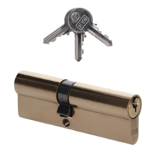 VL90 Cylindrická vložka EURO 40/50 mm, mosadzná, 3 kľúče