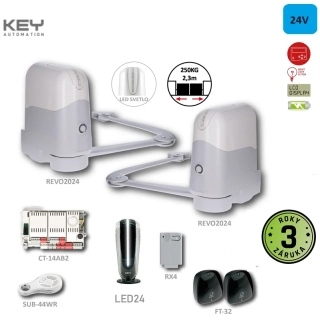 KEY REVO KIT  1xREVO2024, 1x REVO2024S, 1xLED24, 2xSUB-44R, 1x14A, 1x RX4,1pár FT-32, TS