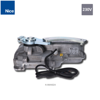 NICE LFAB4024 METRO podzemný motor 24V, 120W, 300Nm pre krídlovú bránu do 4m/ krídlo, magnetický enkodér, mechanický doraz pri zatvorení, váha do 650kg, bez boxu