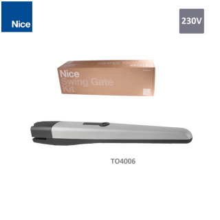 NICE TOONA 4006 - pohon pre krídlovú bránu do 3m / krídlo, 1x TO4006 (230V, 340W, 1800N), samosvorný, koncový spínač pri otváraní