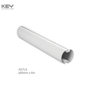 KEY 900ASTL6 Al rameno biele, ø 90 x 6000 mm pre závoru ALT624