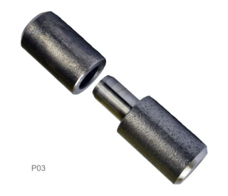 P03 záves bez guličky 100mm, ø 30mm, bez povrchovej úpravy