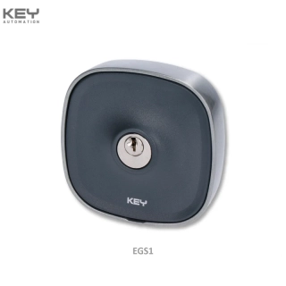 KEY 9 EGS1 spínač kľúčový, hliníkový čelný panel, kovová krabička