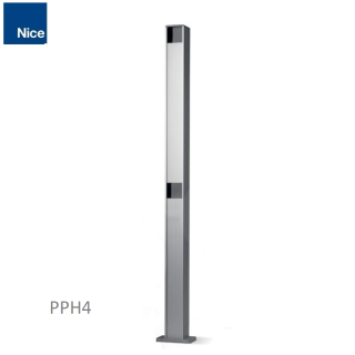 NICE PPH4 - hliníkový stĺpik 60x60x1000mm, pre dve fotobunky série EPM