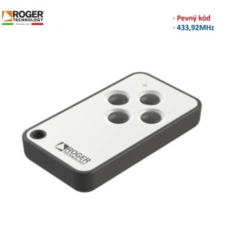 E80/TX52R/4 Diaľkový ovládač Roger  4 kanálový ovládač, 433,92 MHz