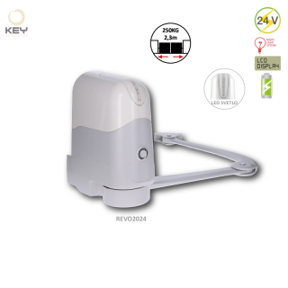 KEY REVO - 24V, 140W, 120Nm motor bez elektroniky 