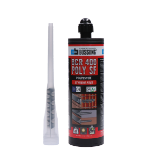 BO-POL400 chemické kotvenie polyesterové bez styrénu so zmiešavacím hrotom 400ml 