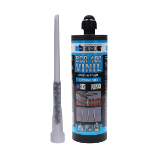 BO-VIN400 chemické kotvenie vinylové(epoxyakrylát) bez styrénu so zmiešavacím hrotom 400ml