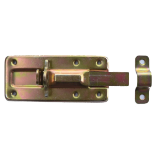 Z20a rígeľ univerzálny 100mm, žltý zinok