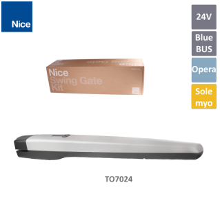 NICE TOONA - pohon pre krídlovú bránu do 7m / krídlo, 1x TO7024 (24V, 120W, 2700N), samosvorný