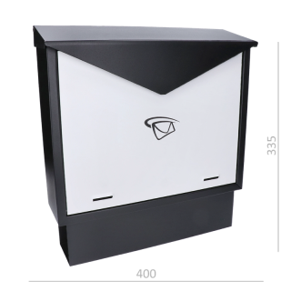 SWBT-01 Schránka poštová (400x335x100mm),s tunelom na noviny, max. formát listu: C4