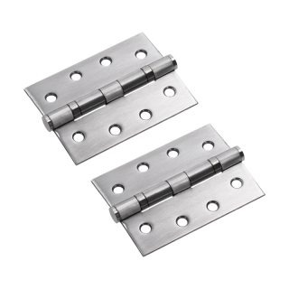 EB1-ZP202 - nerezové pánty 2ks, 100x75x3mm, max. nosnosť: 80 kg, brúsená nerez K320 /AISI304