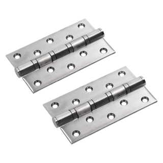 EB1-ZP203 - nerezové pánty 2ks, 125x75x3mm, max. nosnosť: 90 kg, brúsená nerez K320 /AISI304