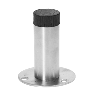 EB1-KDR8 nerezový doraz dverí s gumou 78x50mm, (ø22mm), brúsená nerez K320 /AISI304