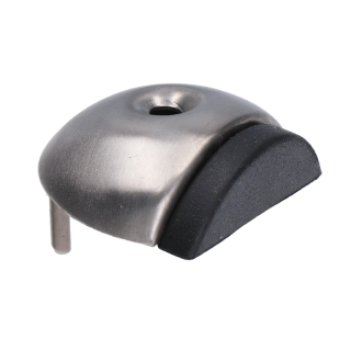 EB1-KDS6 nerezový doraz dverí s gumou (56x46x18mm), brúsená nerez K320 /AISI304