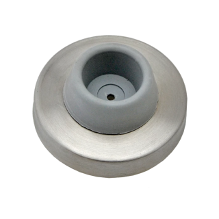 EB1-KDV5 nerezový doraz dverí s gumou (ø 57x24mm), brúsená nerez K320 /AISI304