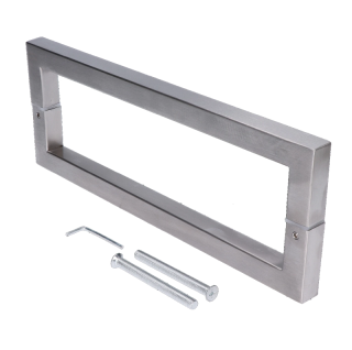 EB1-DM01 - nerezové madlo (300x60x0.8mm / 20x20mm), brúsená nerez K320 /AISI304
