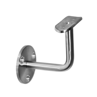 EB2-4302 - držiak madla na stenu na trubku ø 42.4mm, brúsená nerez K320 /AISI31