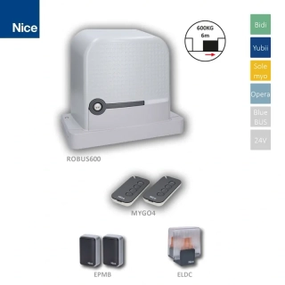  Robus600BDKCE - 1xBRS600,2xMYGO4,1xEPMB,1xELDC, sada pre posuvnú bránu do 600kg/8m