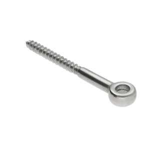 Úchyt do dreva pre držiak lanka, nerez AISI304