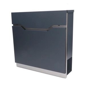 SMA-13 Poštová schránka, A4, nerez AISI410 a pozink, RAL7016