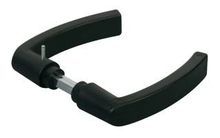 3006P LOCINOX® polyamidová kľučka, materiál: polyamid (čierny), hriadeľ 8x8x66,5 mm, cena za PÁR