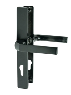 KLU49K Kľučka, rozteč A-90mm, úprava RAL 9005, pár