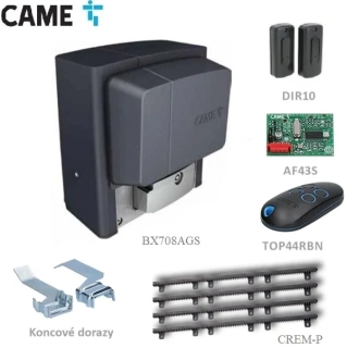 CAME BX708AGS - 1x BX-708AGS, 1x ZBX7N-7, 1x DIR-10, 1x AF-43-S, 1x TOP44RBN, do 800 kg