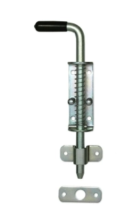 ZR220P Rígeľ navárací 12mm, L: 220mm, pozinkovaný s pružinou