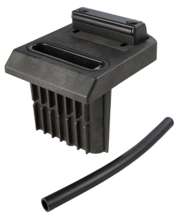 OGS LOCINOX® OGS stredový spodný doraz s odtokom vody, pre dvojkrídlové brány, na zabetónovanie