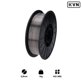 EB8-MIG08/05 zvárací drôt /AISI 308L (0.8 mm) 5kg, MIG-MAG nerez