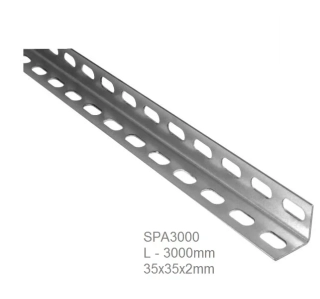 SPA3000 Uholníkový profil L-3000, 35x35x2mm, dierovaný, pozink